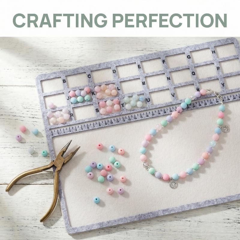 Art Craft Board - لوحات تصميم الخرز من الفيلت مستطيلة