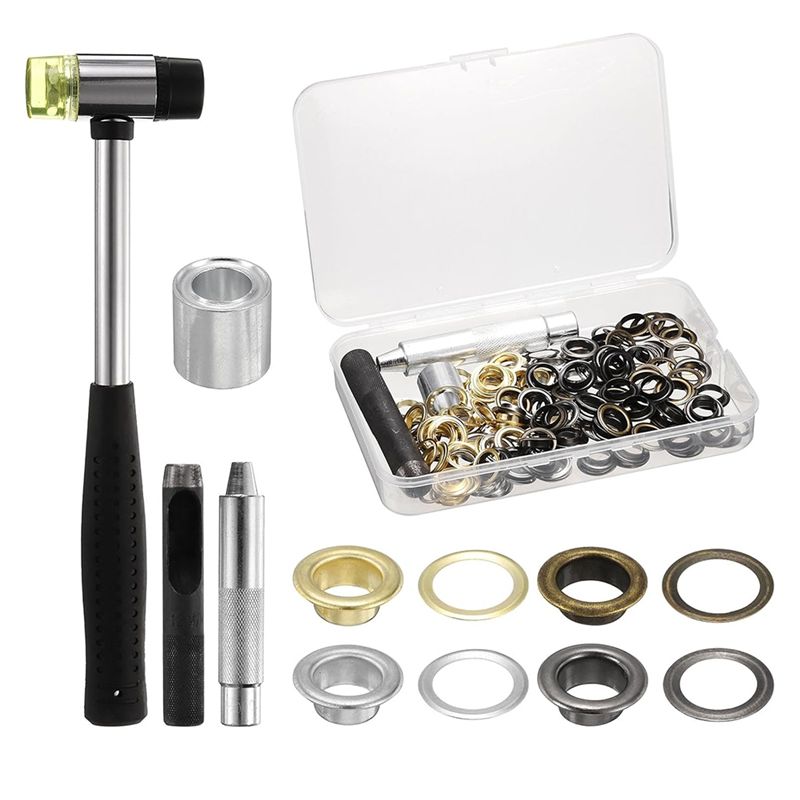 Leather Tooling Kit - طقم أدوات تركيب حلقات معدنية (غروميت)