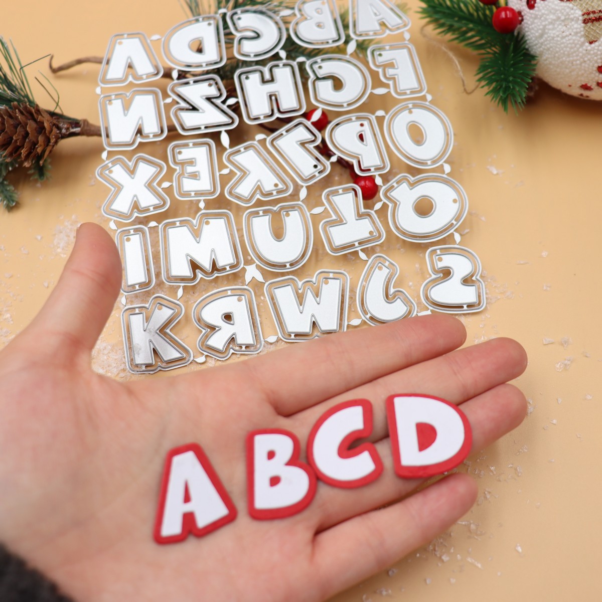 Art And Craft Letter Z - رسالة A-z قطع معدنية يموت سكرابوكينغ
