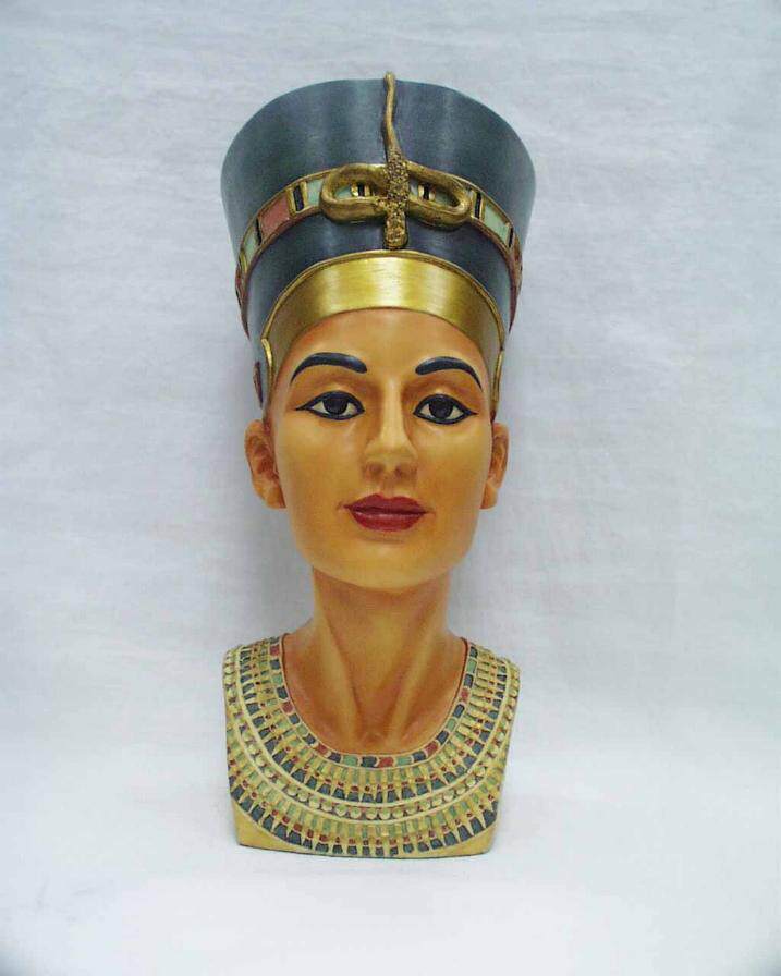 Queen Art Craft - تمثال نصفي للملكة المصرية القديمة نفرتيتي،