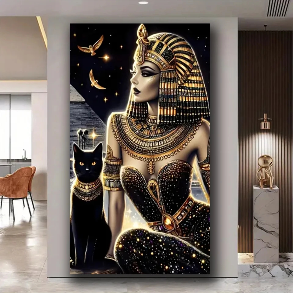 Queen Art Craft - لوحة ماسية نابضة بالحياة للملكة المصرية