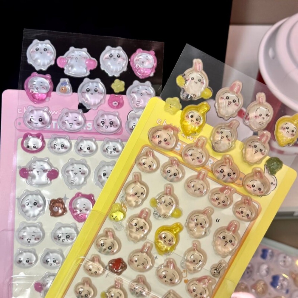Art Craft Stationery - ملصقات شييكوا ثلاثية الأبعاد كريستالية منقوشة