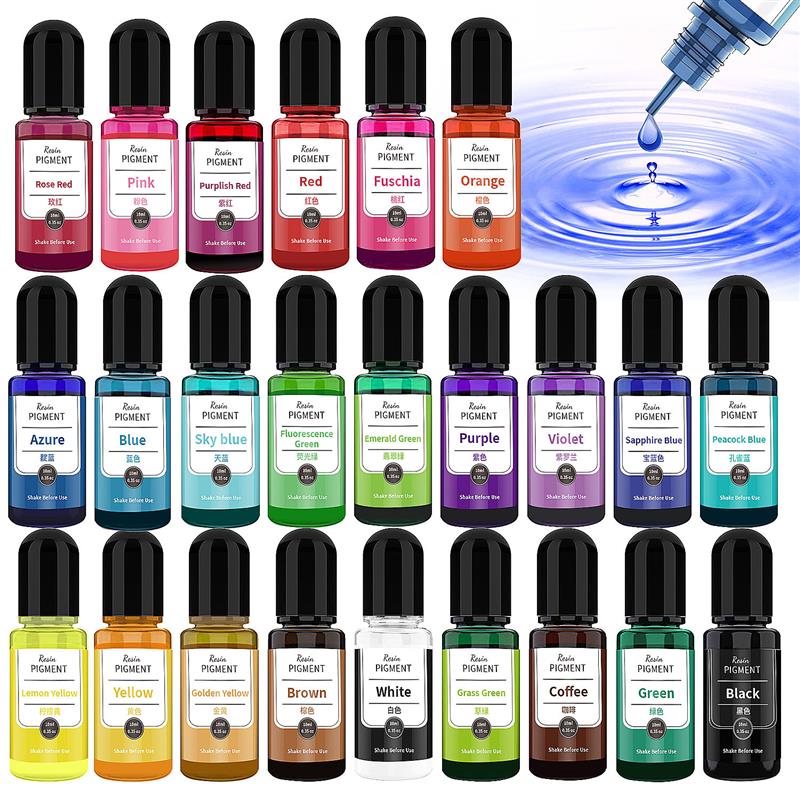 Alcohol Ink Set - حبر فني صبغة راتنج كحول ،