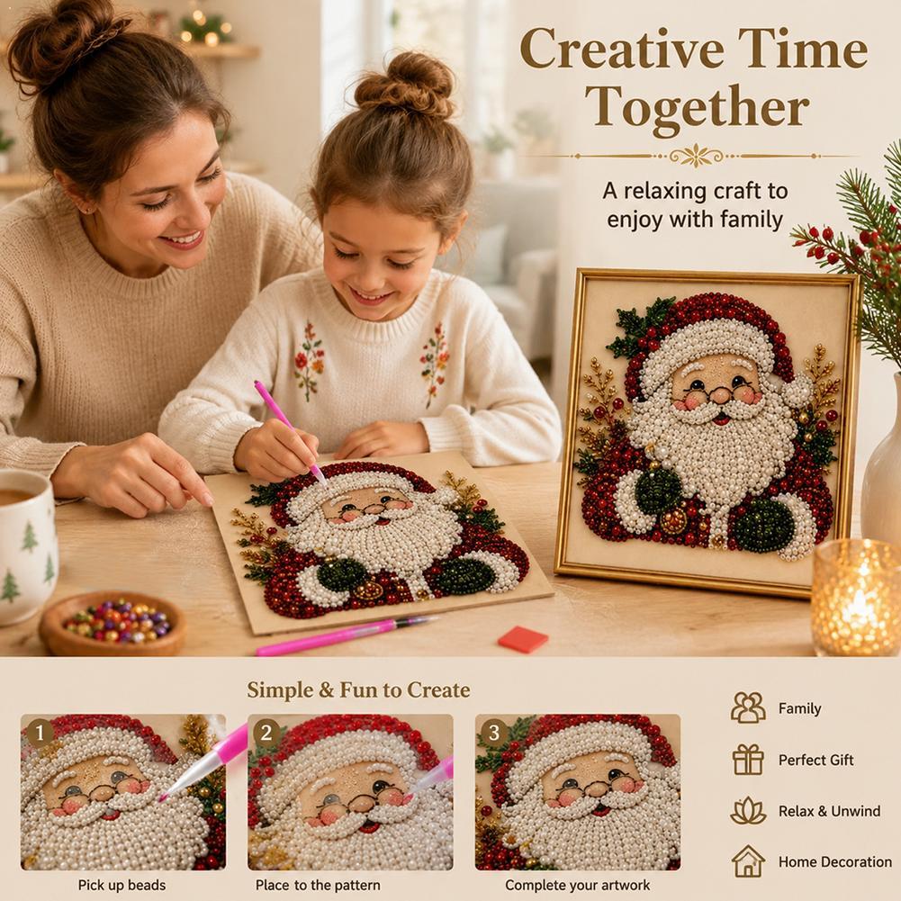 طقم فني لتطريز اللؤلؤ على شكل  - مراجعة Art Craft Gifts For Adults وسعره