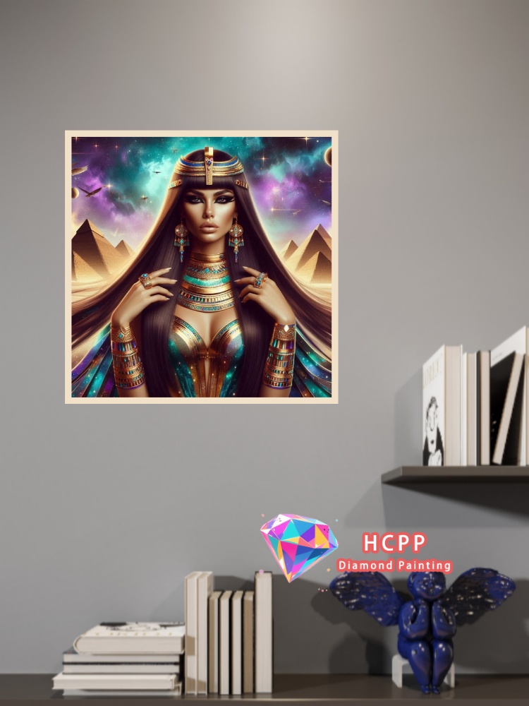 طقم رسم بالألماس ملكة مصر، ألم - مراجعة Queen Art Craft وسعره
