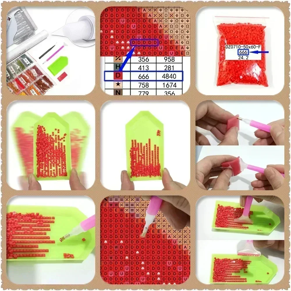 طقم رسم بالألماس ملكة مصر، ألم - مراجعة Queen Art Craft وسعره