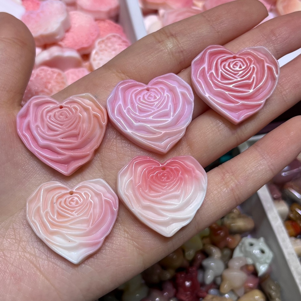 قطعتان من حجر صدف الملكة الطبي - مراجعة Queen Art Craft وسعره