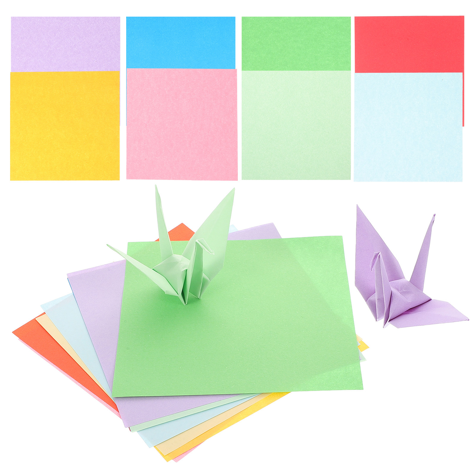 100 قطعة من ورق البناء الملون  - مراجعة Art Craft Stationery وسعره