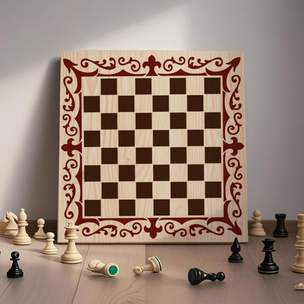 2 قطعة قطع الشطرنج الاستنسل ال - مراجعة Art Craft Board وسعره