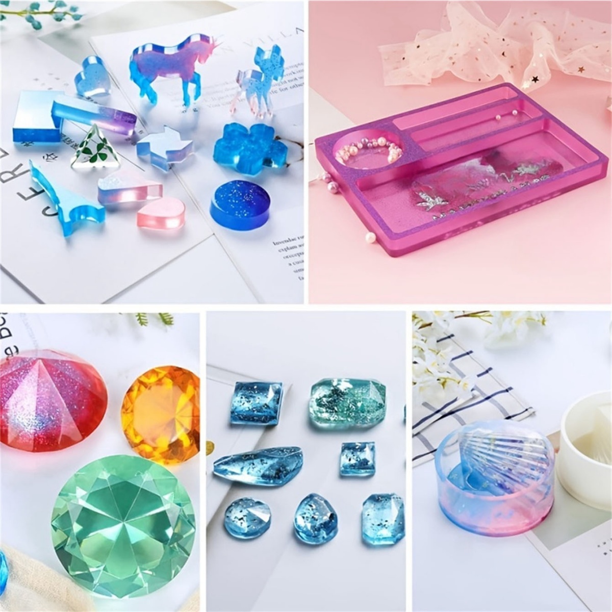 10 ألوان/مجموعة ألوان راتينج م - مراجعة Alcohol Ink Set وسعره