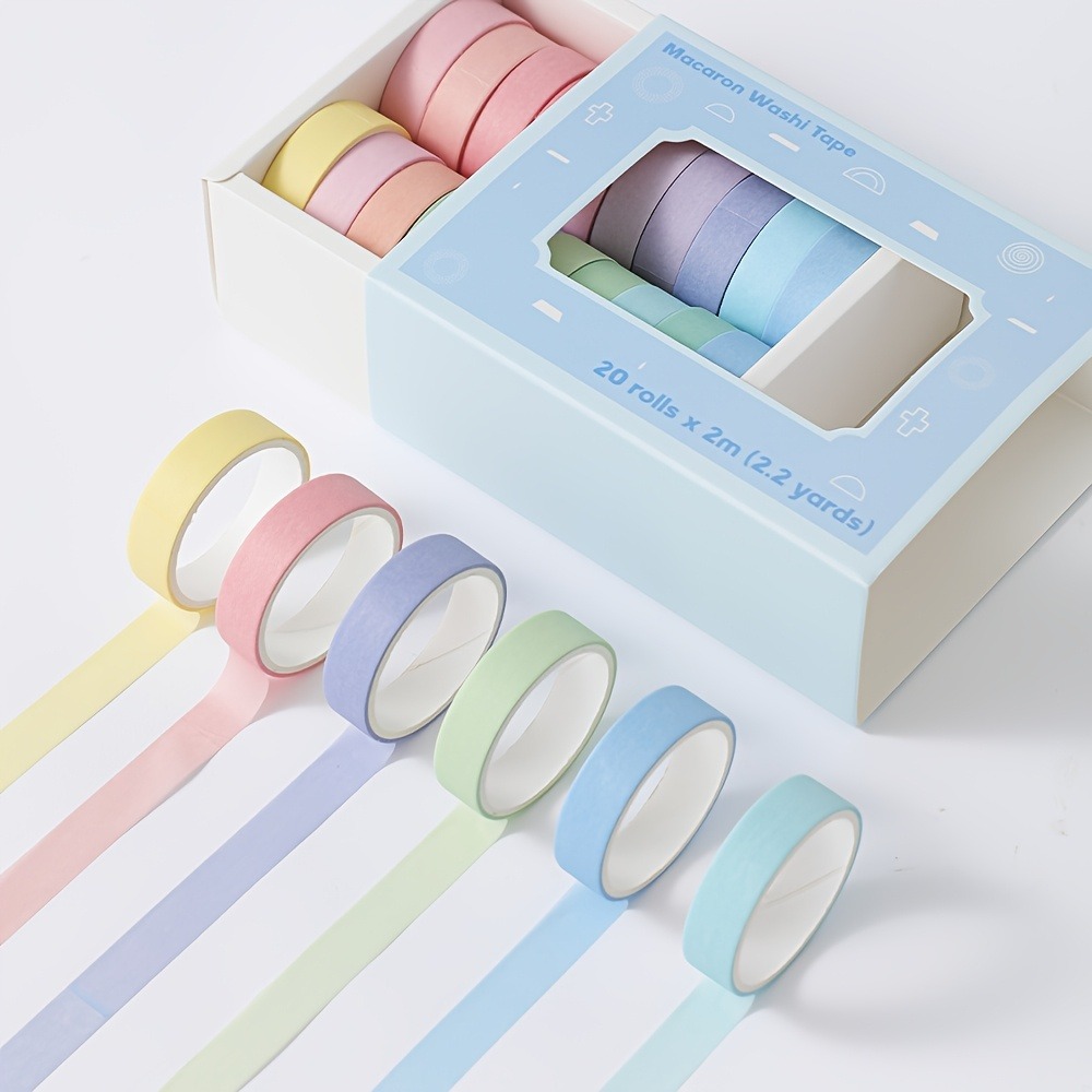 20 لفة من شريط الماكرون، بعرض  - مراجعة Art Craft Stationery وسعره