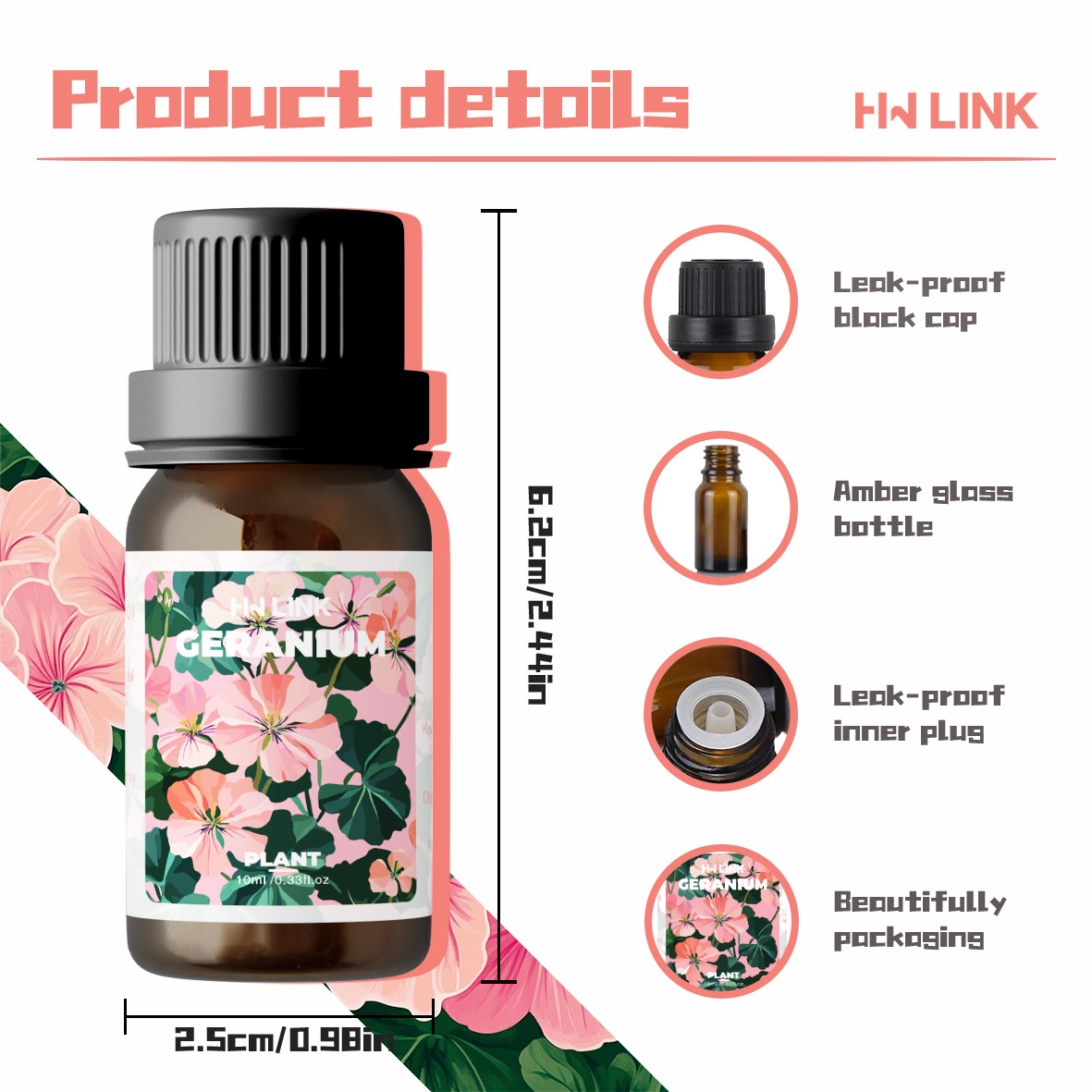 زيت الجيرانيوم العطري 10 مل، 1 - مراجعة Art Craft Things وسعره
