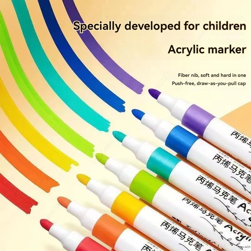 مجموعة أقلام تلوين أكريليك 12- - مراجعة Art Craft Kindergarten وسعره