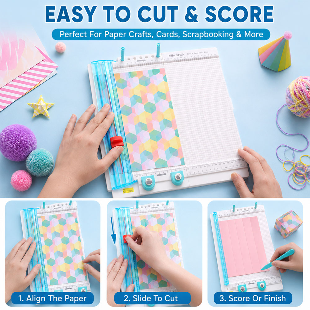 أداة قص وتجعيد الورق 7 في 1، ق - مراجعة Art Craft Board وسعره