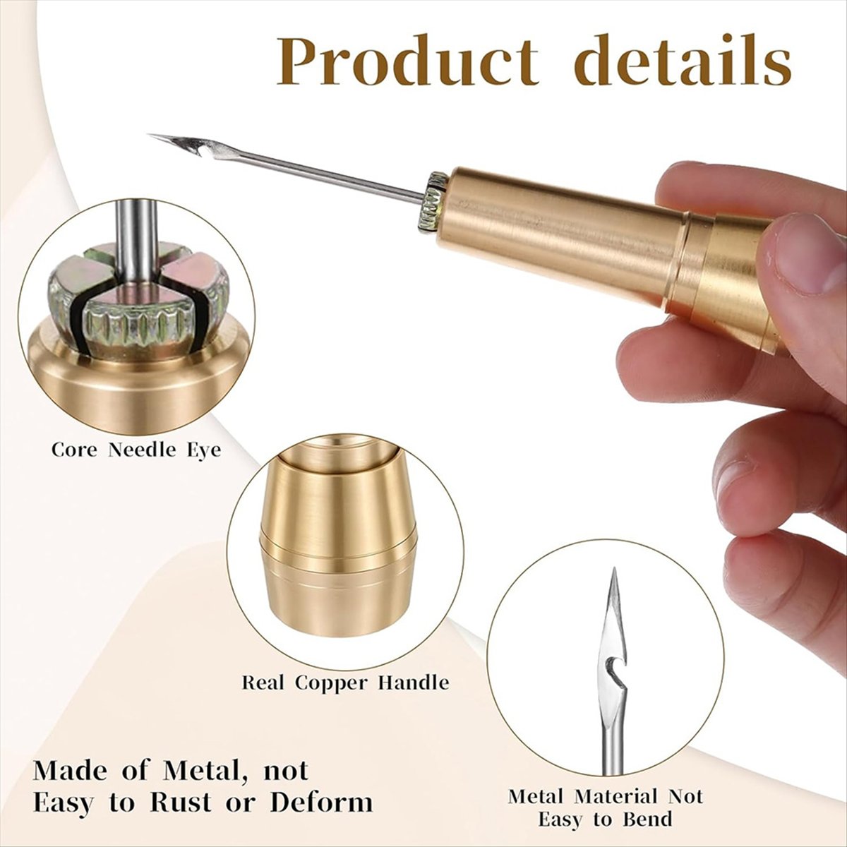 طقم خياطة جلدية مكون من 9 قطع  - مراجعة Leather Tooling Kit وسعره