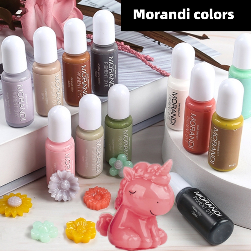 24 ألوان Morandi صبغة ألوان غي - مراجعة Alcohol Ink Set وسعره