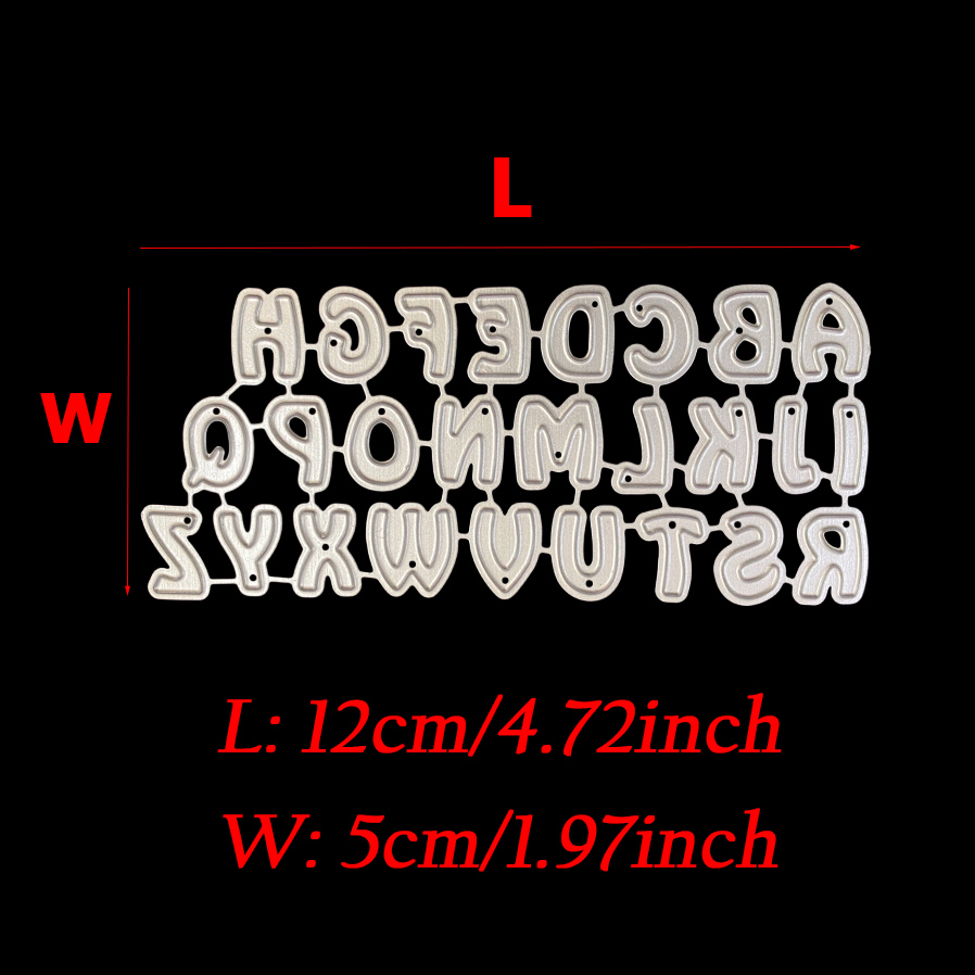 قوالب القطع المعدنية من A إلى  - مراجعة Art And Craft Letter Z وسعره