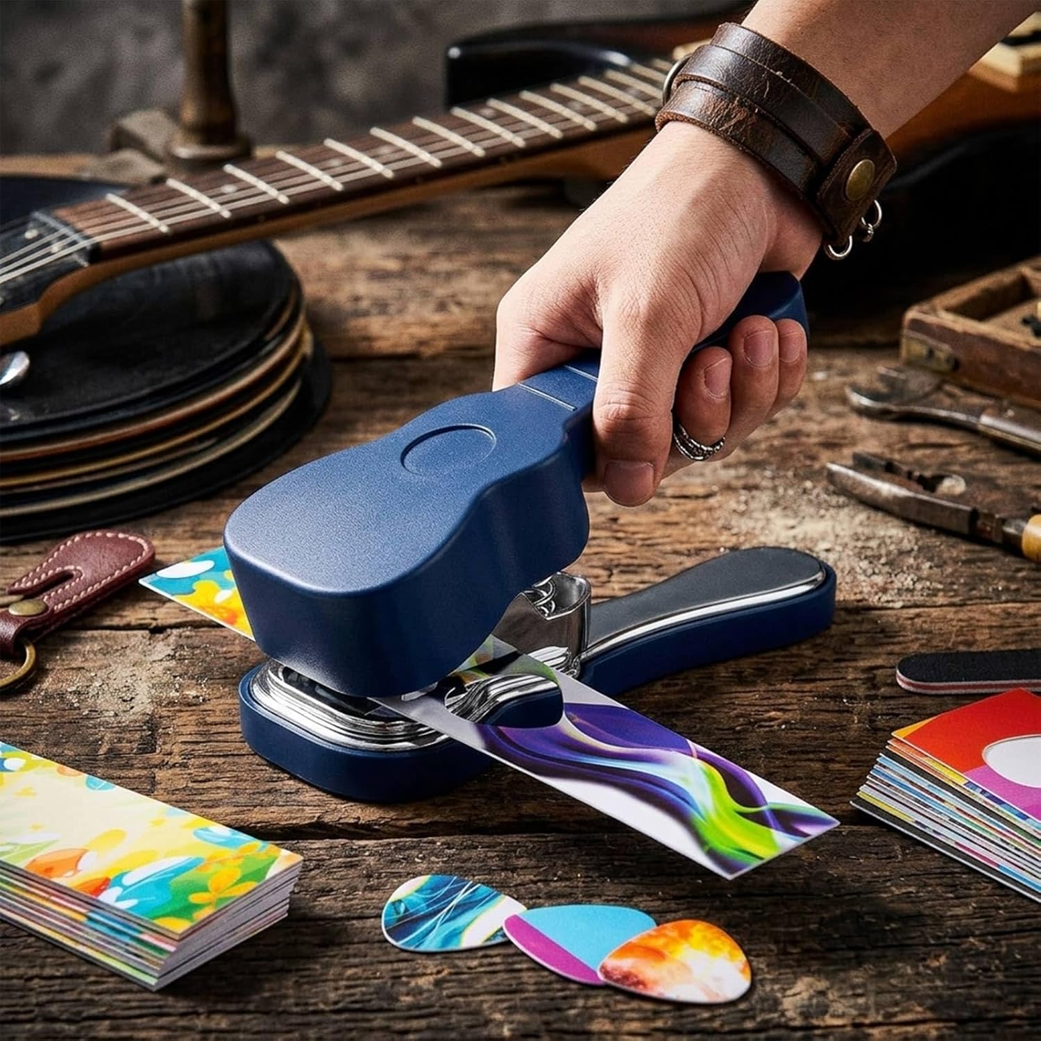 طقم أدوات صنع ملاقط الجيتار ال - مراجعة Leather Tooling Kit وسعره