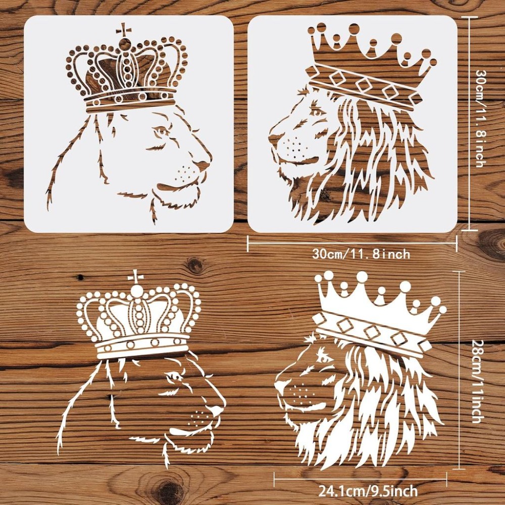 قطعتان من قوالب الرسم على شكل  - مراجعة Queen Art Craft وسعره